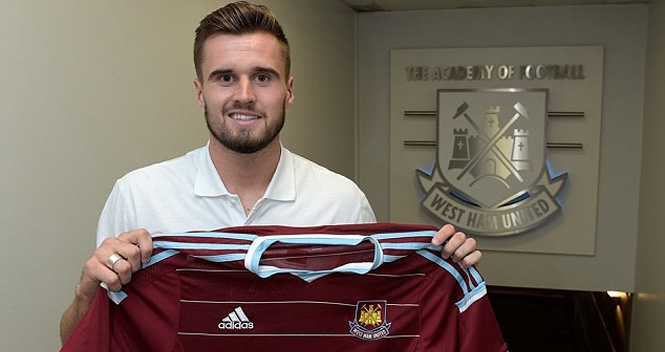 Carl Jenkinson chia tay Arsenal gia nhập West Ham